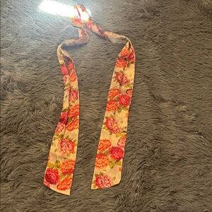 Floral Pink and Green Women's Scarf